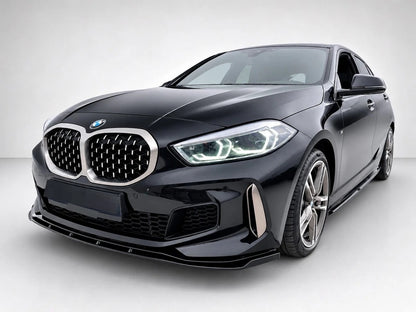 👉SPLITTER ANTERIORE PER BMW M135i F40 ABS NERO LUCIDO👈