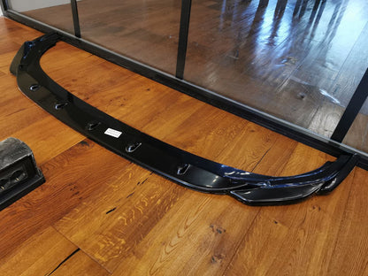 SPLITTER ADATTO PER VW GOLF 8 R LOOK NERO LUCIDO V1 DESIGN SPORTIVO