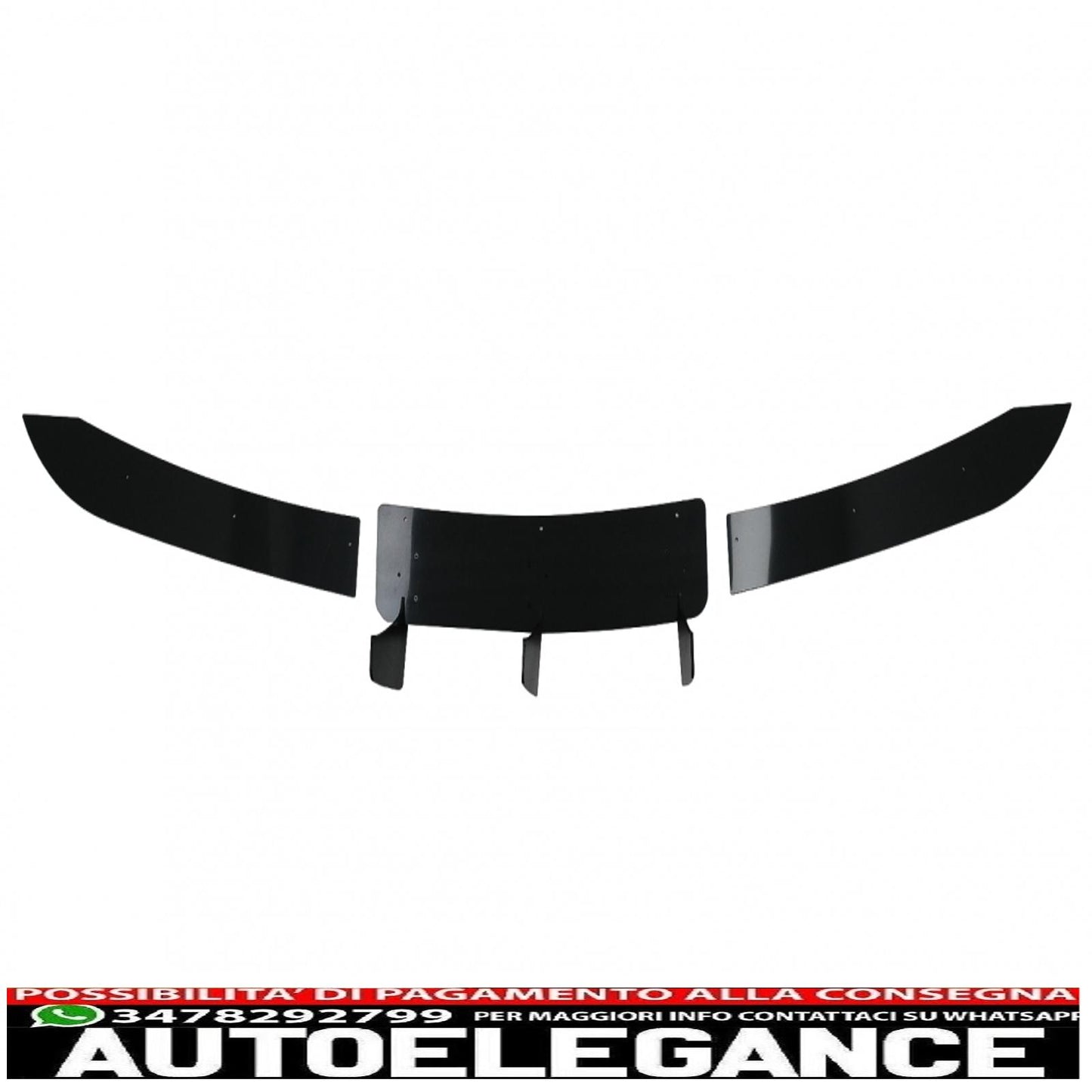 Diffusore di estensione del paraurti posteriore adatto per mercedes classe c w204 c204 limousine coupe (2012-2014) pianoforte nero
