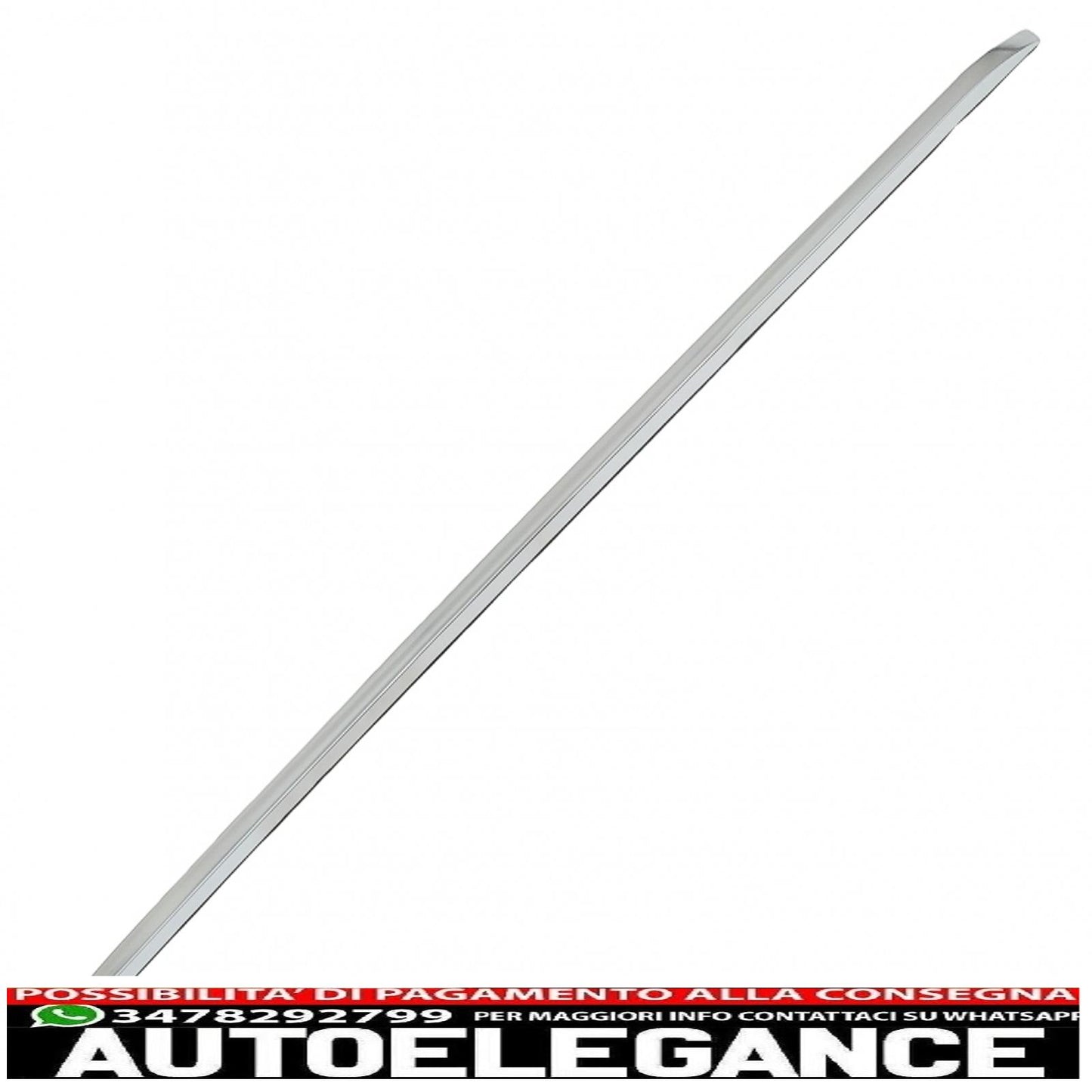 Decorative roof rails suitable for mercedes glc coupe c253 (2015-2019) aluminum