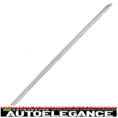 Decorative roof rails suitable for mercedes glc coupe c253 (2015-2019) aluminum