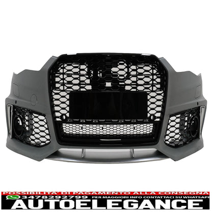 Paraurti anteriore Audi A6 C7 4G Facelift 2015-2018 RS6 Look Griglia SRA