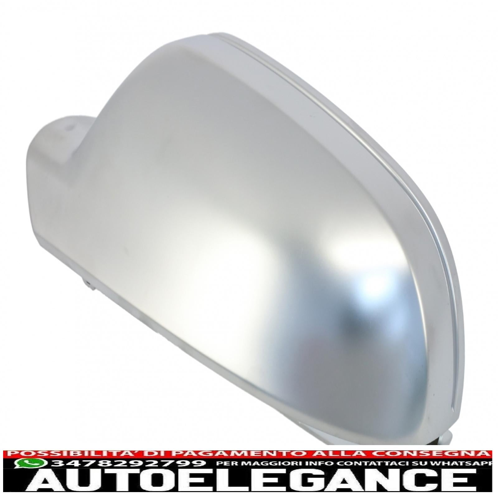 calotte specchietti adatte per audi a5 8t (2011-2016) a3 8p (2011-2013) a4 b8.5 facelift (2012-2015) estinzione alloggiamento completo placcato in alluminio senza assistenza laterale AUTOELEGANCERICAMBI