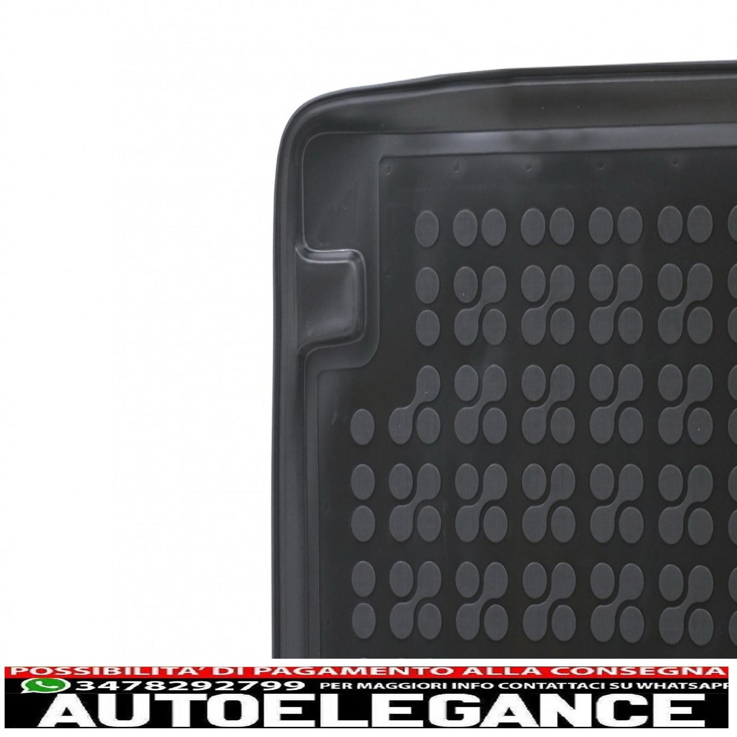 Black rubber trunk mat suitable for bmw x4 g02 suv (2018-up)
