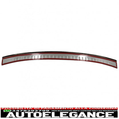 Rear Bumper Protector Sill Kick Plate Cover Aluminum Fit For Volvo XC90 SUV Spa (2015-up)
