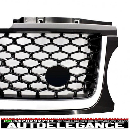 central grille and side air intakes group suitable for land rover sport l320 restyling (2009-2013) autobiography look all black edition