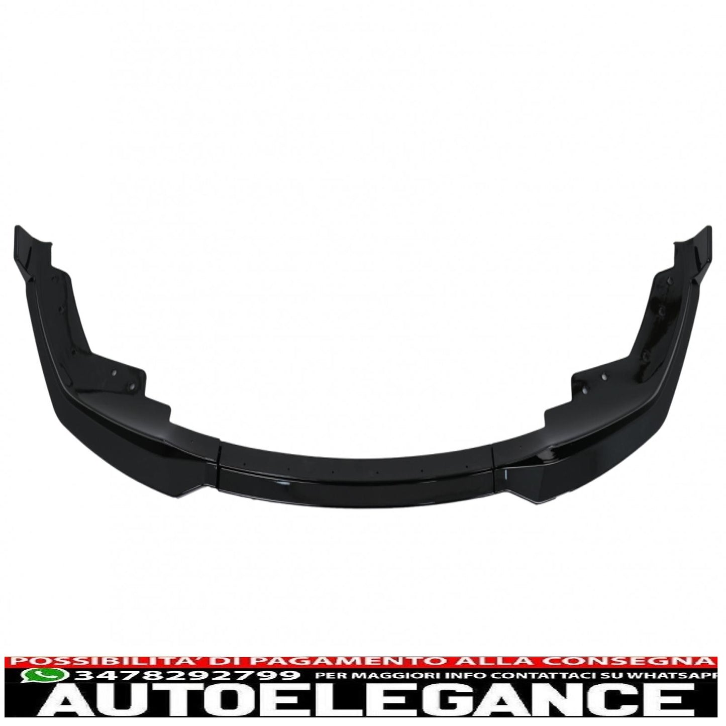 Front Bumper Spoiler Lip Fit For BMW 3 Series G20 Sedan G21 Touring (2018-2022) M Sport Piano Black 