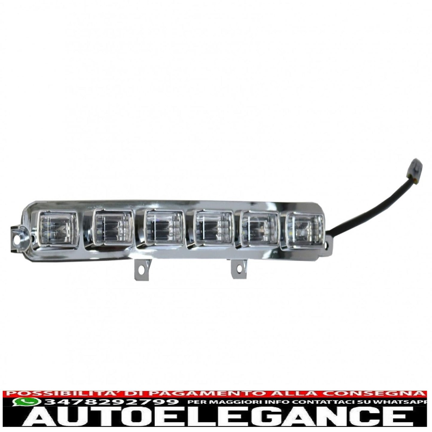 led drl for front bumper spoiler extension suitable for mercedes g class w463 (1989-2017)