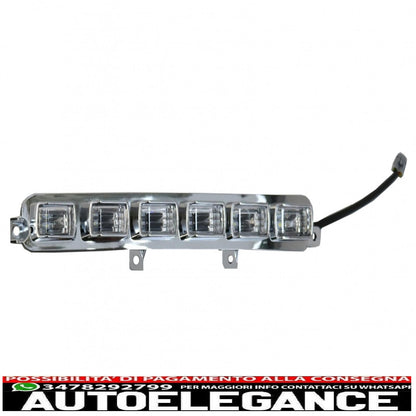 led drl for front bumper spoiler extension suitable for mercedes g class w463 (1989-2017)