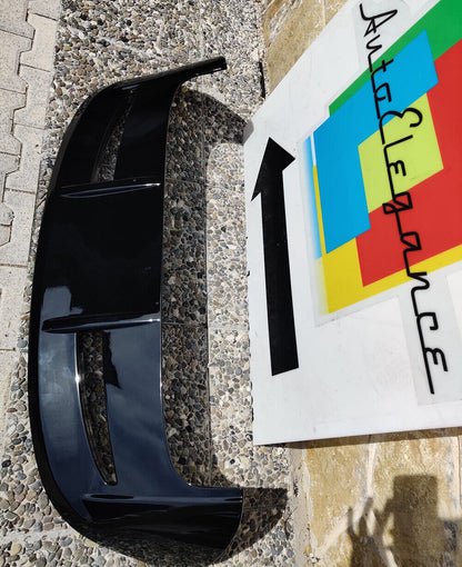 ROOF SPOILER SUITABLE FOR FORD FIESTA MK7 2008-2017 ST LOOK GLOSSY BLACK + 3RD STOP