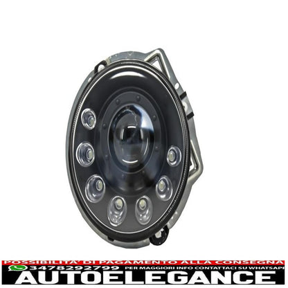 black led headlights bi-xenon look with drl covers suitable for mercedes g class w463 (1989-2012) 