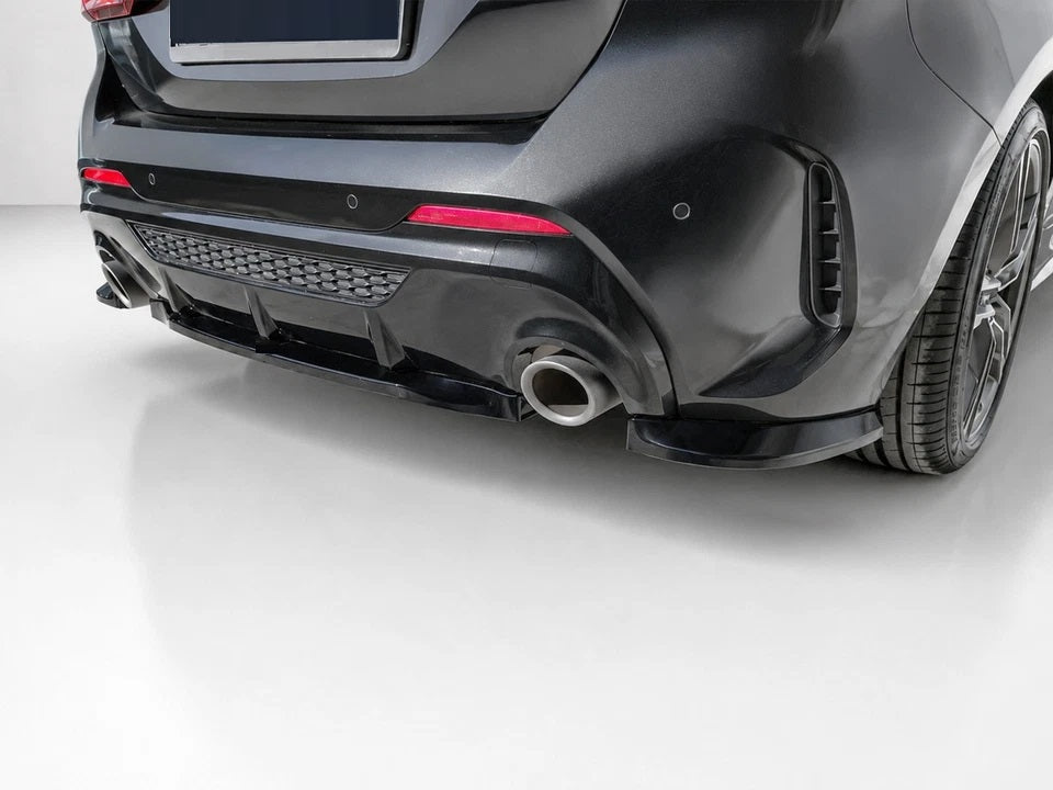 👉Splitter Centrale Posteriore (Diffusore) per BMW M135i F40 – ABS Nero Lucido👈