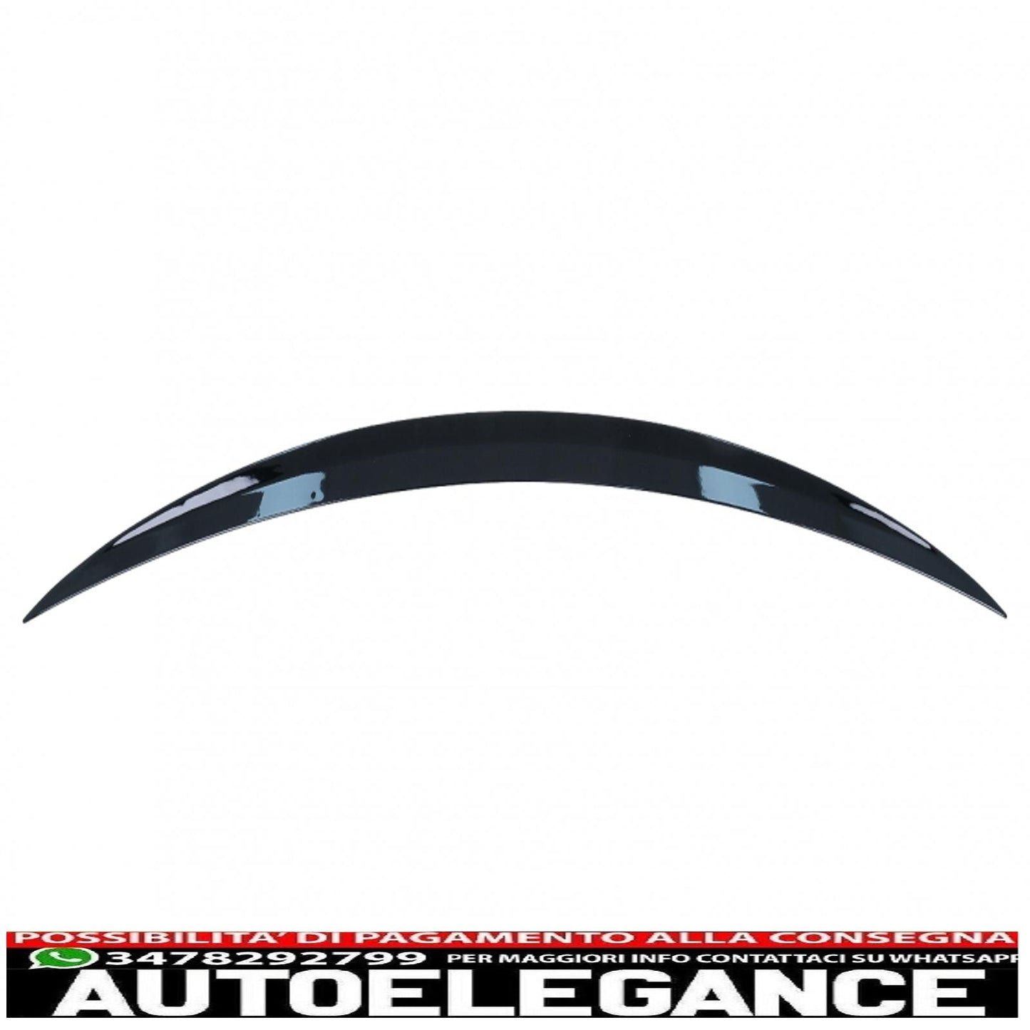 Trunk lid spoiler suitable for mercedes gle coupe c167 (2020-up) piano black 