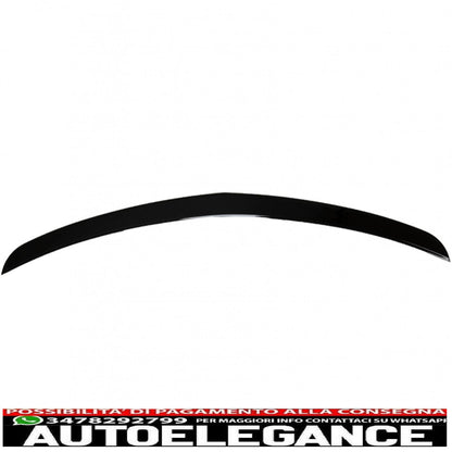 trunk spoiler suitable for mercedes e class w212 (2009-2016) piano black