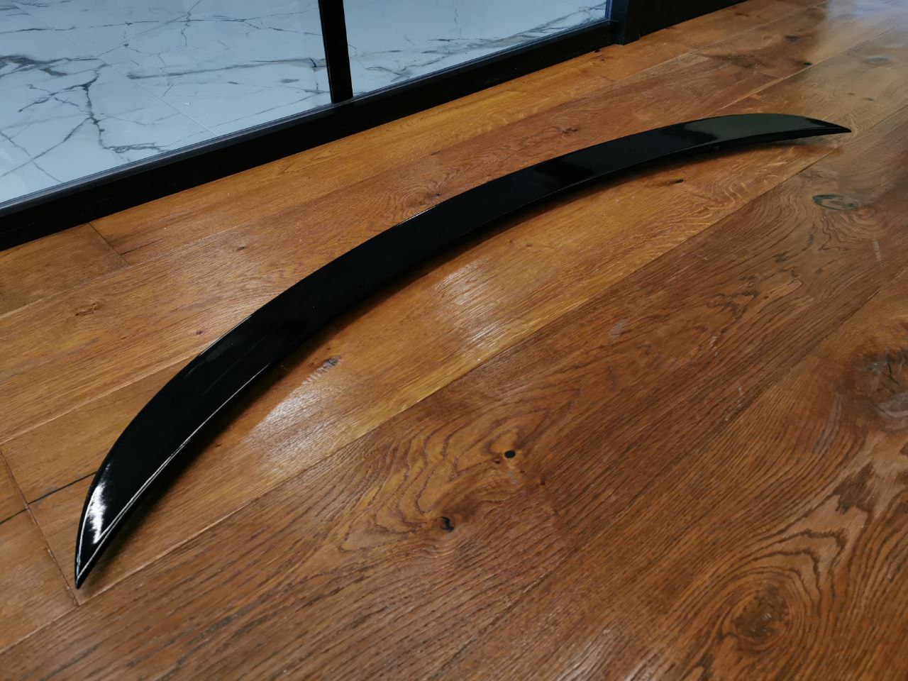 SPOILER POSTERIORE ADATTO PER MERCEDES GLC COUPE C253 2015+ LOOK NERO LUCIDO ABS