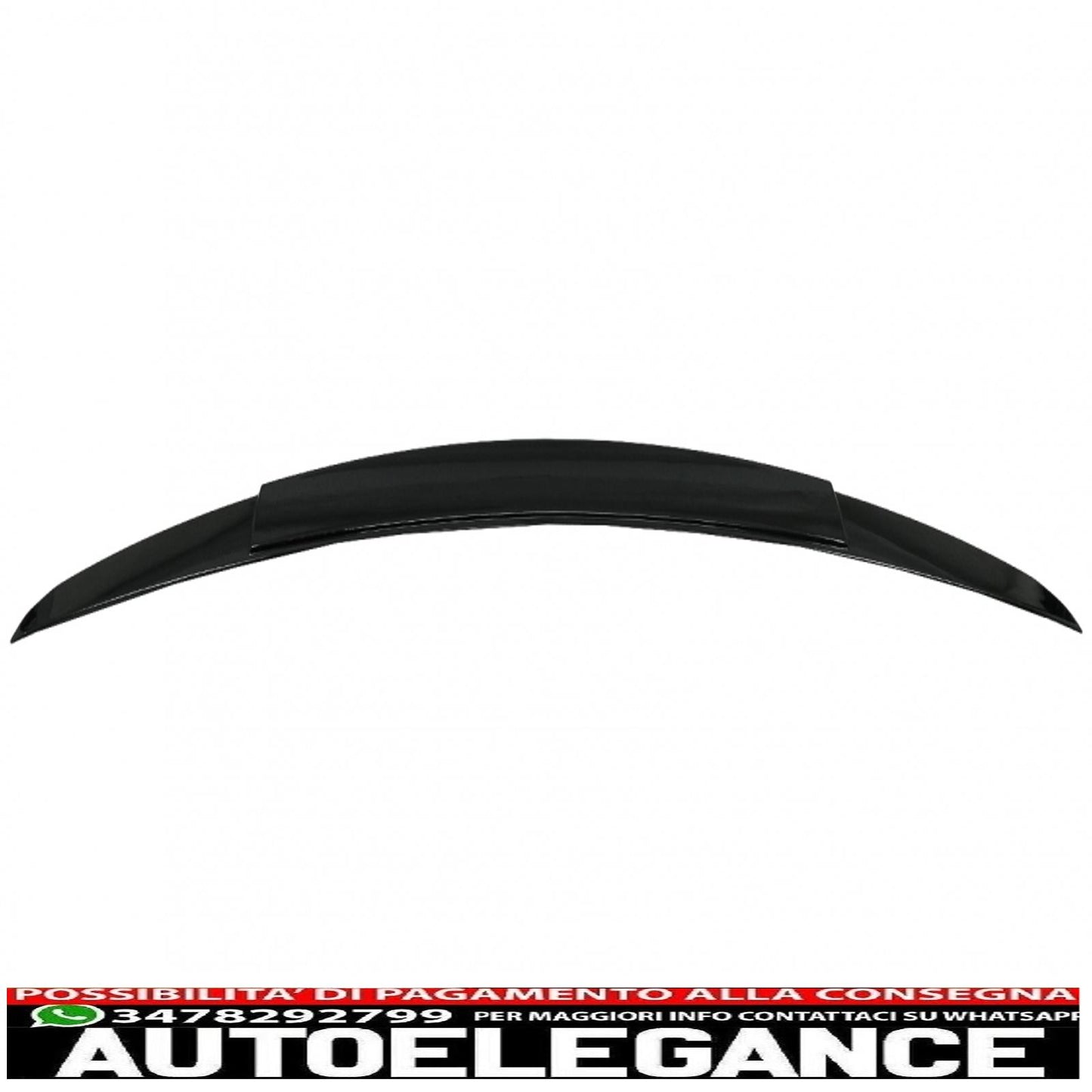 trunk spoiler suitable for mercedes e class w213 (2016-2019) piano black 
