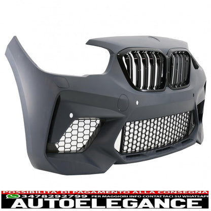 paraurti anteriore adatto per bmw serie 1 f20 f21 lci (2015-06.2019) design m2