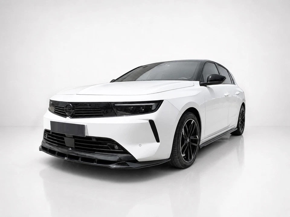 👉Splitter anteriore per Vauxhall / Opel Astra L (2021-) ABS nero lucido👈