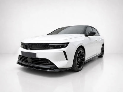 👉Splitter anteriore per Vauxhall / Opel Astra L (2021-) ABS nero lucido👈