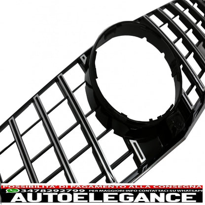 front grille suitable for mercedes e class c207 w207 a207 facelift (2013-2017) coupe cabrio gtr look