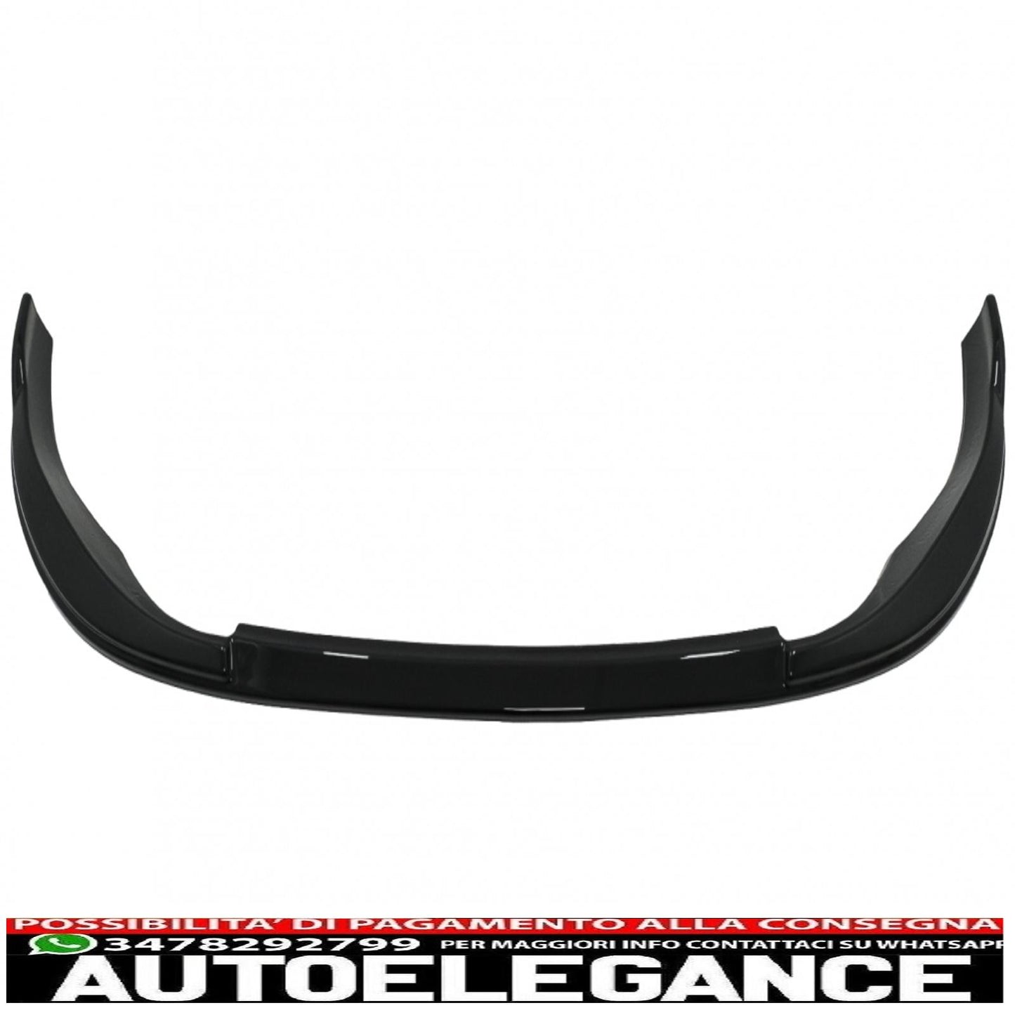 Front Bumper Lip Extension Spoiler Fit For VW Golf 8 (2020 Onwards) Standard Piano Black