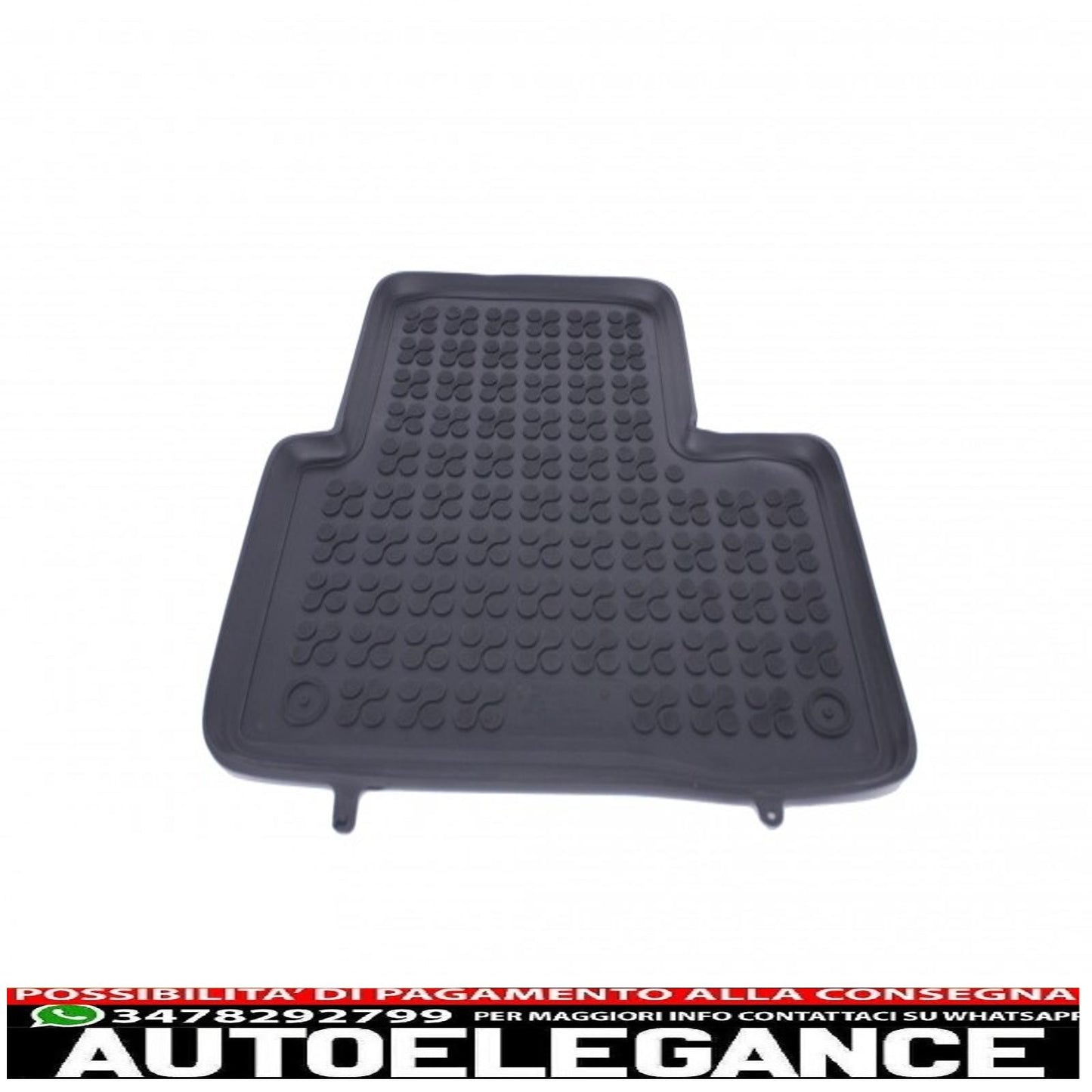 Black rubber mat suitable for Nissan Juke 2010-2019