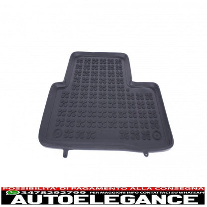 Black rubber mat suitable for Nissan Juke 2010-2019