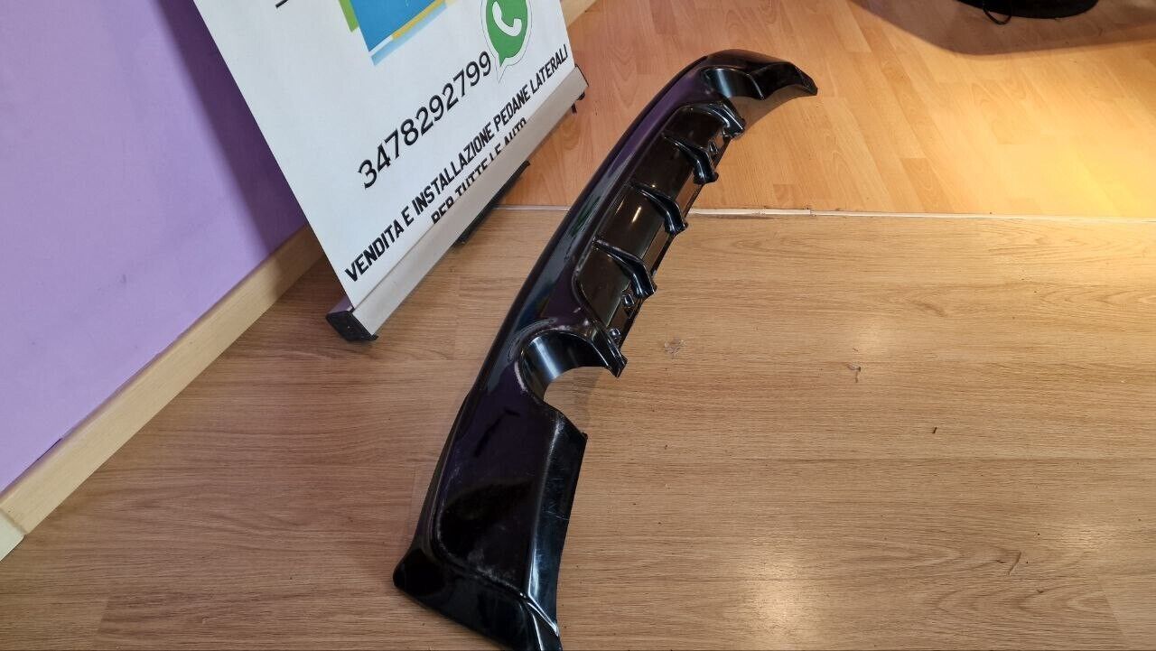 DIFFUSORE ADATTO PER BMW SERIE 2 F22 F23 MSPORT NERO LUCIDO 1+1