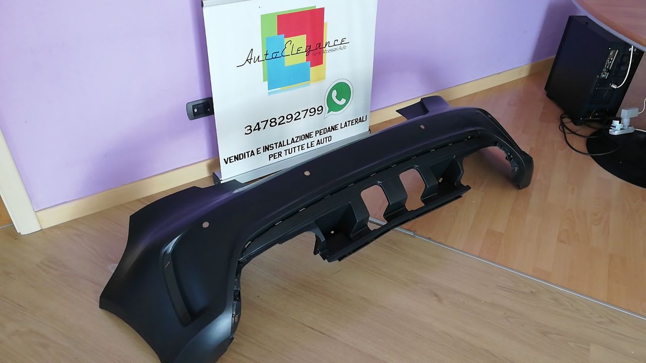 PARAURTI POSTERIORE ADATTO PER MERCEDES CLASSE A W176 2012-2018 LOOK AMG