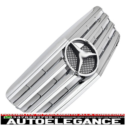 griglia sport griglia radiatore adatto per mercedes w211 s211 e 04/2006-2009 cromo-mostra il titolo originaletesto originalegrill sport kühlergrill passt für mercedes w211 s211 e 04/2006-2009 chrom