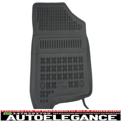 Black rubber mat suitable for citroen c3 picasso (2009-2016)