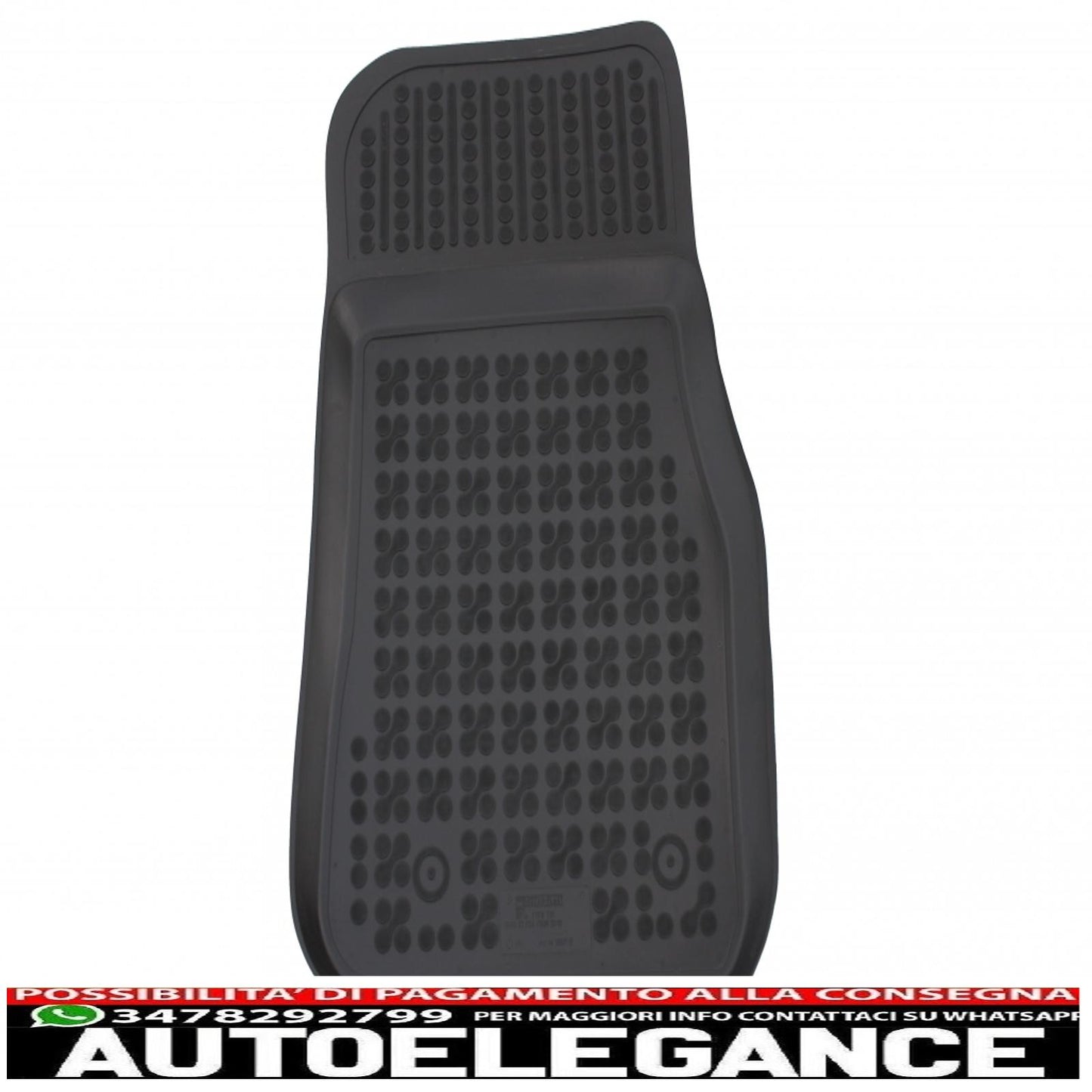 Black rubber mat suitable for bmw 3 series f34 gran turismo gt (2013-2018)