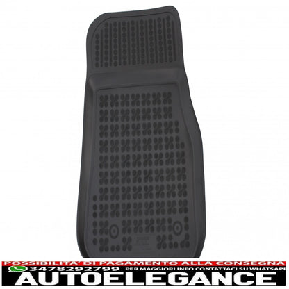 Black rubber mat suitable for bmw 3 series f34 gran turismo gt (2013-2018)