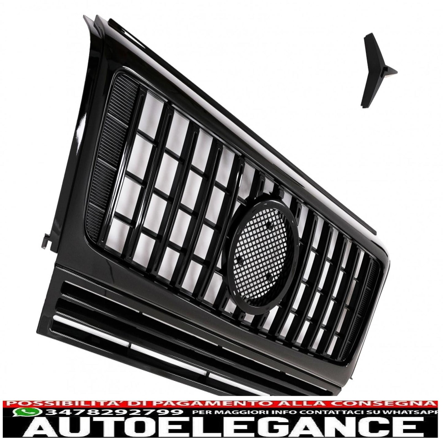 front grille suitable for mercedes g-class w463 (2002-2017) new design g63 gt-r panamericana