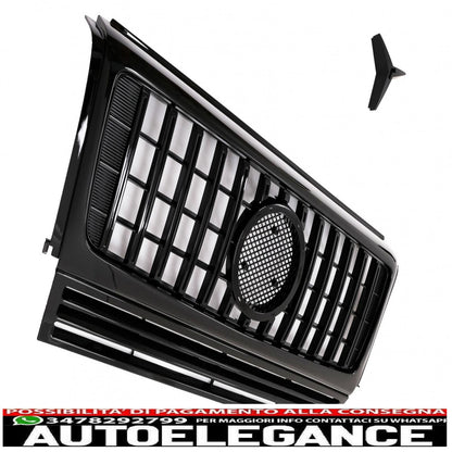 front grille suitable for mercedes g-class w463 (2002-2017) new design g63 gt-r panamericana