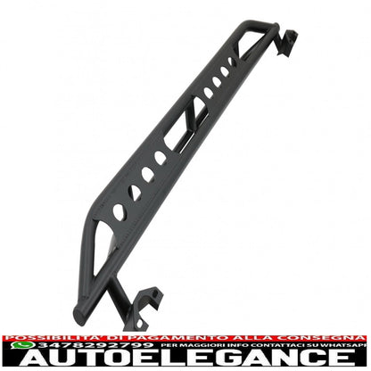 Running Boards Side Steps Nerf Bars Fit For Jeep Wrangler Rubicon JK (2007-2017) 4 Door Iron