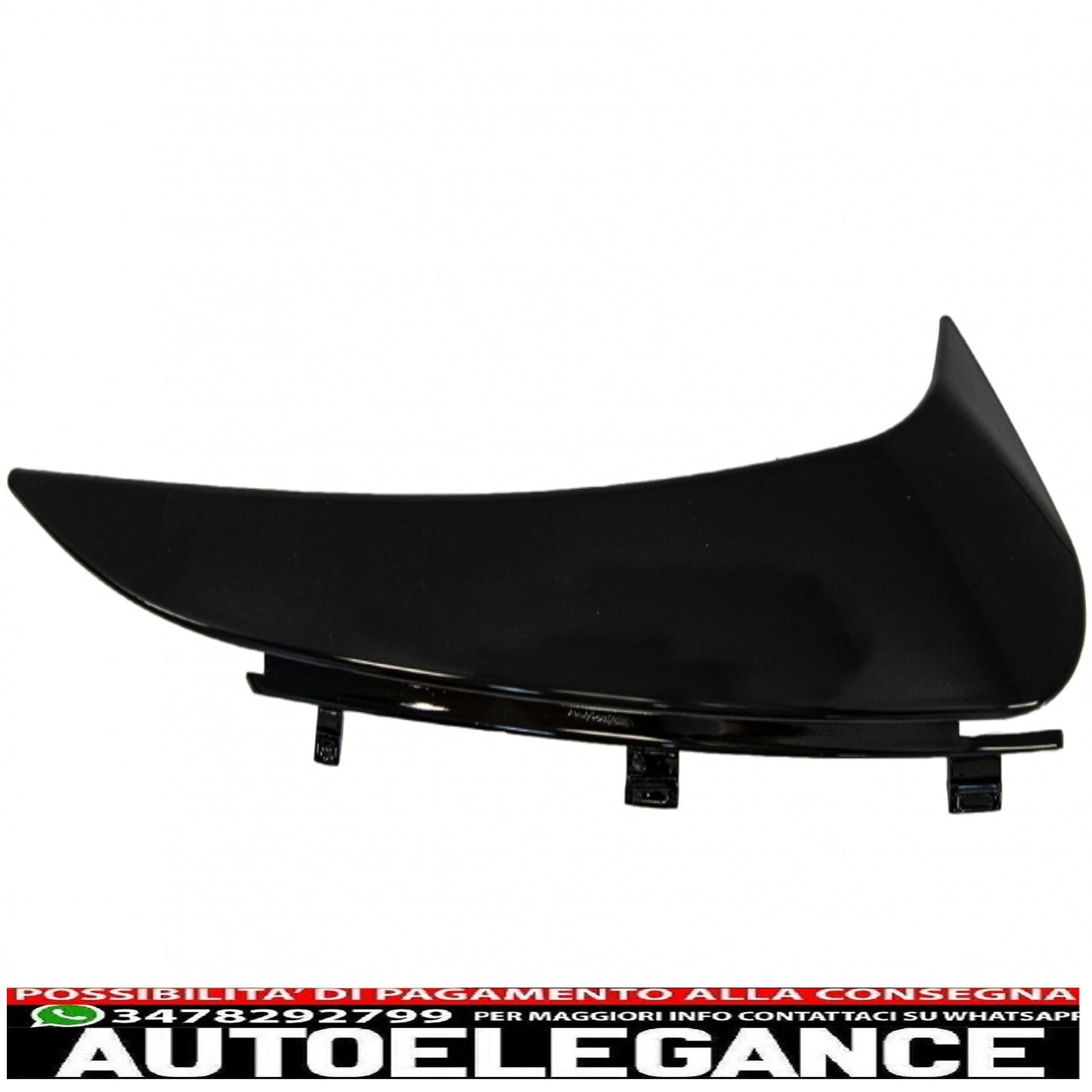 Alette paraurti posteriori alette laterali flic adatte per mercedes classe c c205 a205 (2014-2018) coupe cabriolet piano nero AUTOELEGANCERICAMBI