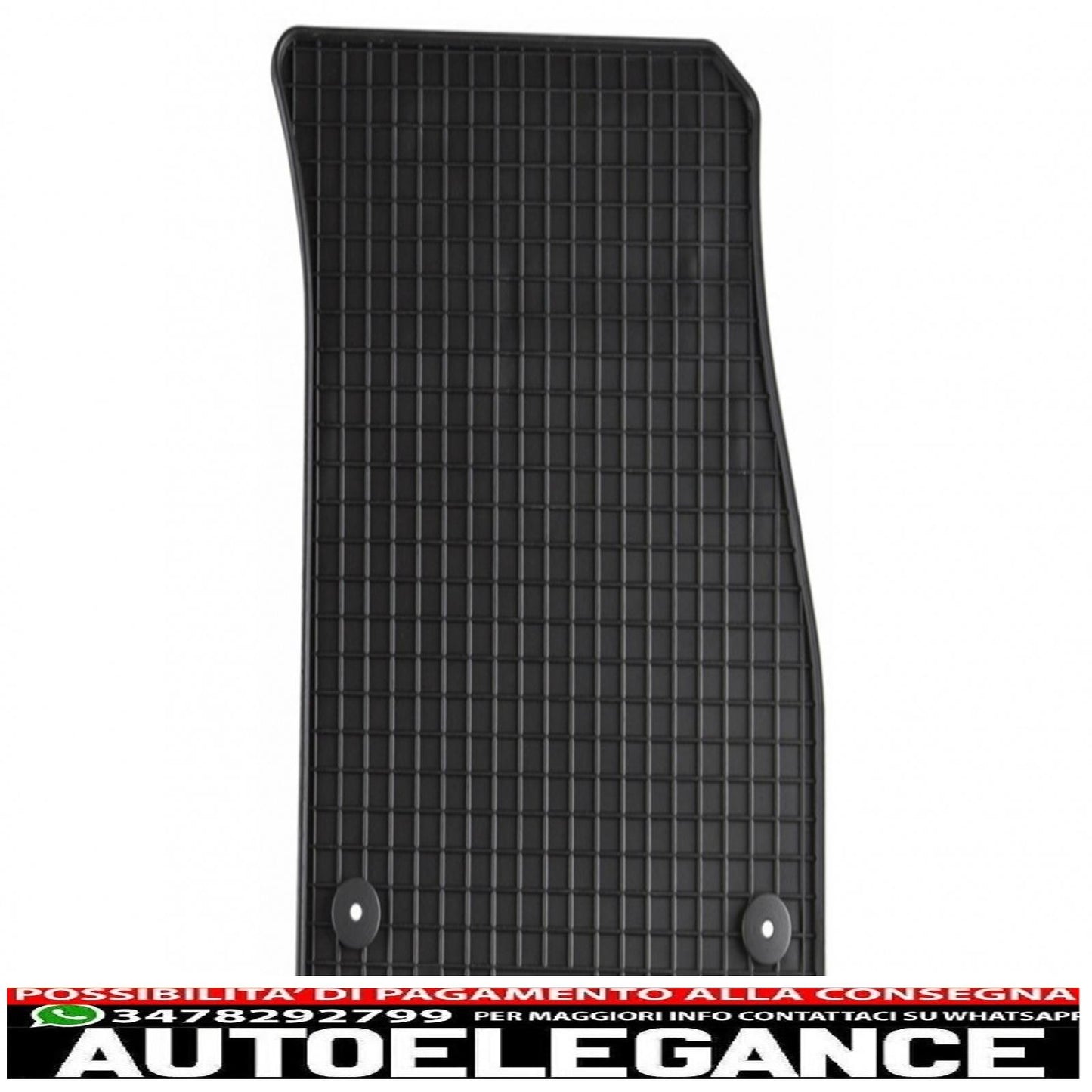 Black rubber mat suitable for opel insignia (2017-up)