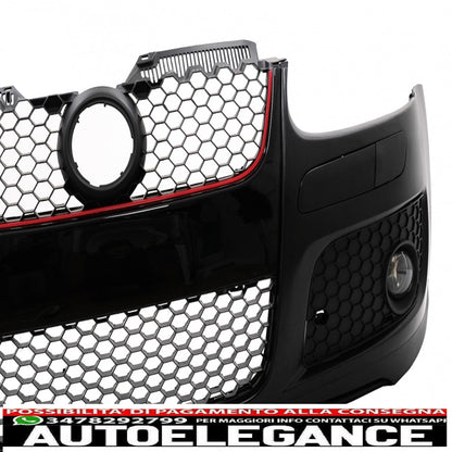 Paraurti anteriore adatto per vw golf v 5 mk5 (2003-2007) design gti con fari allo xeno