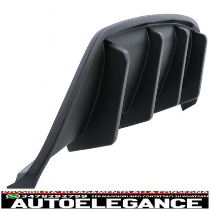 Mantovana diffusore aria posteriore adatta per alfa romeo stelvio 949 (2016-2020) nero