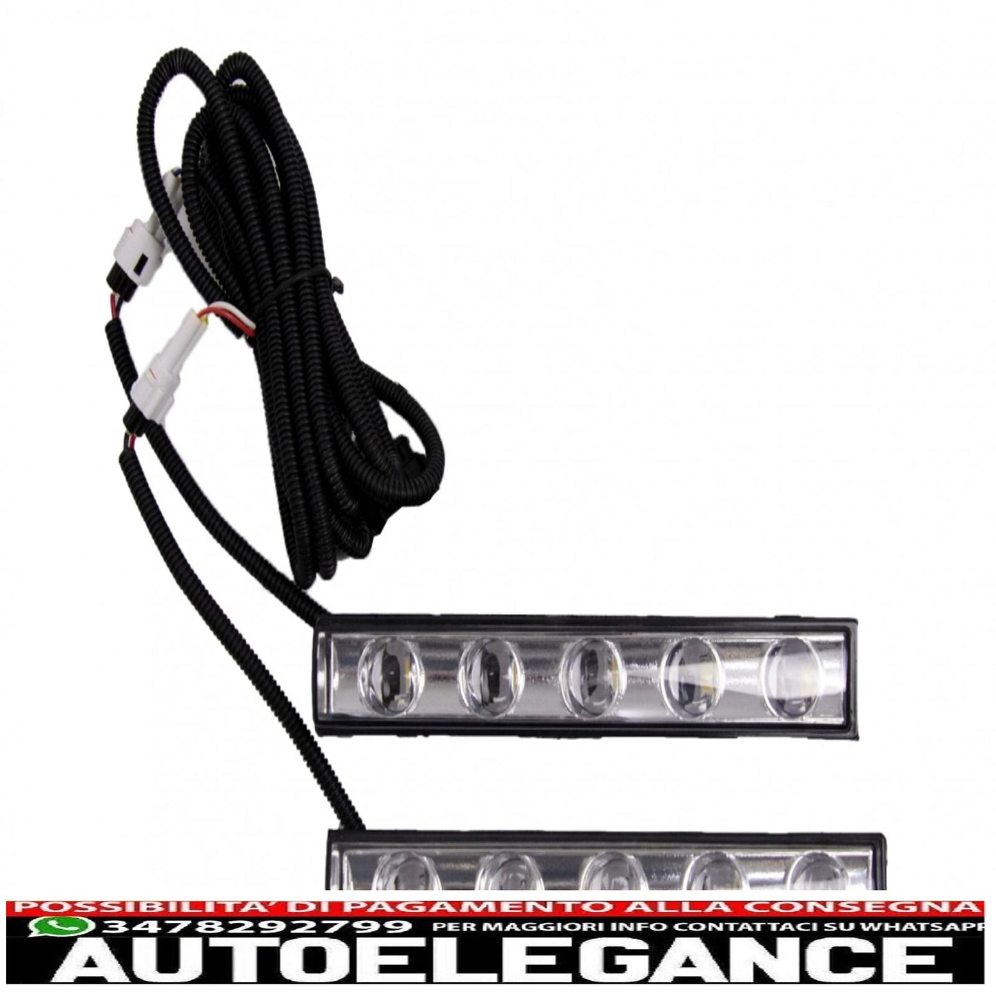 Chrome drl led daytime running lights suitable for mercedes g class w463 (1989-up) g65 design 