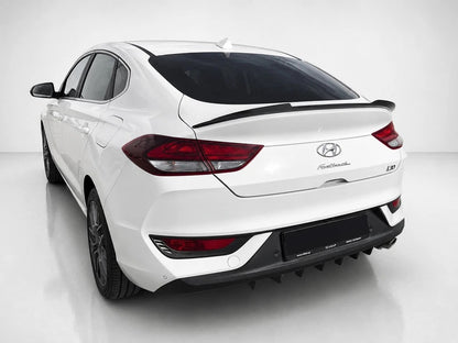 👉Tappo Spoiler per Hyundai i30 MK3 Fastback 2016- ABS Nero Lucido👈