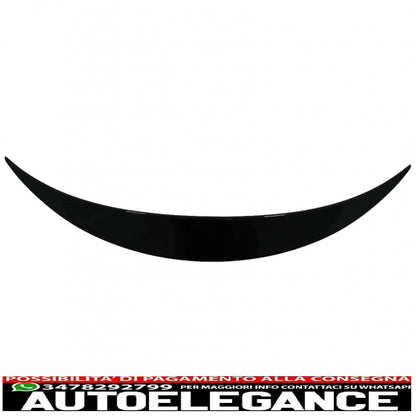 Boot Spoiler Suitable for Mercedes C-Class W206 Limousine (2021 onwards) Piano Black 