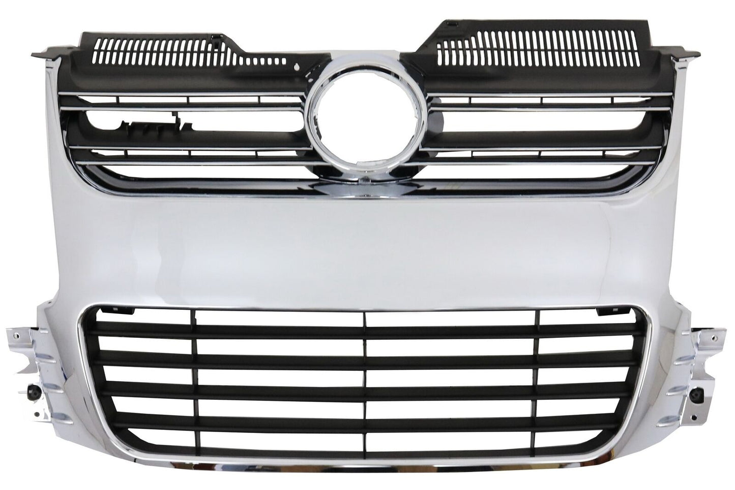 Front grille for VW Golf 5V 2003-2009 R32 glossy black chrome look