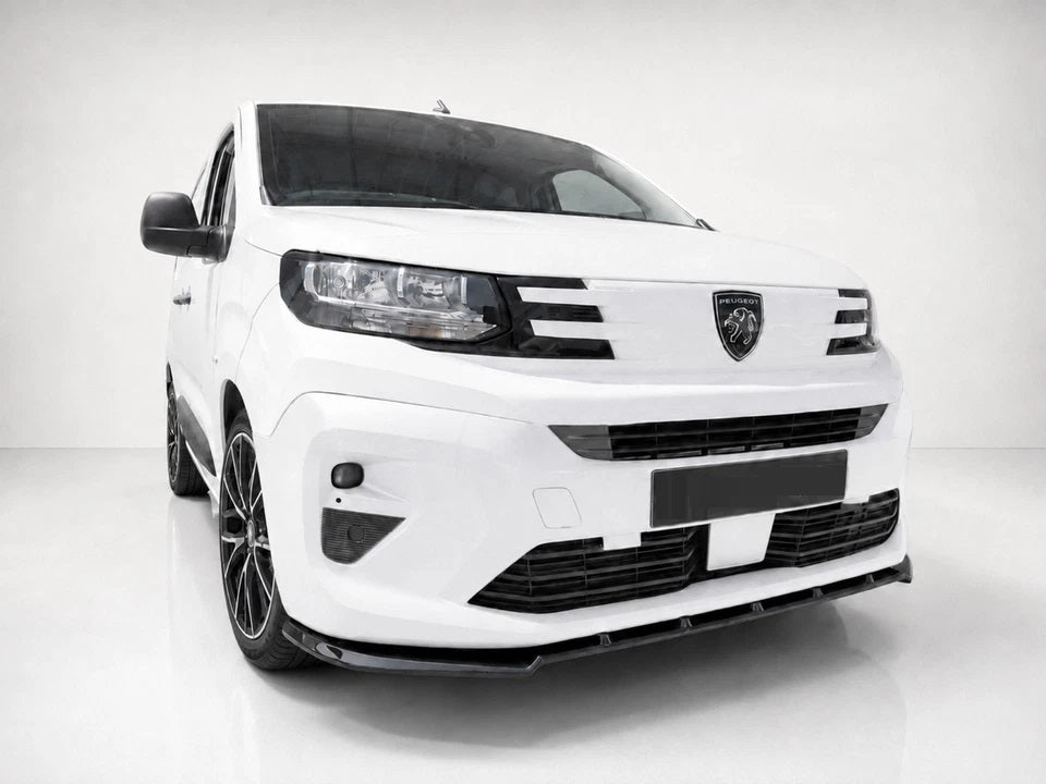 👉Splitter anteriore Citroën Berlingo-Peugeot Partner MK3 FL ABS nero lucido👈