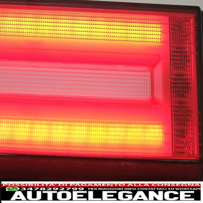 led rear lights light bar suitable for mercedes g class w463 (2008-2017) restyling 2018 dynamic design sequential cornering lights smoke red