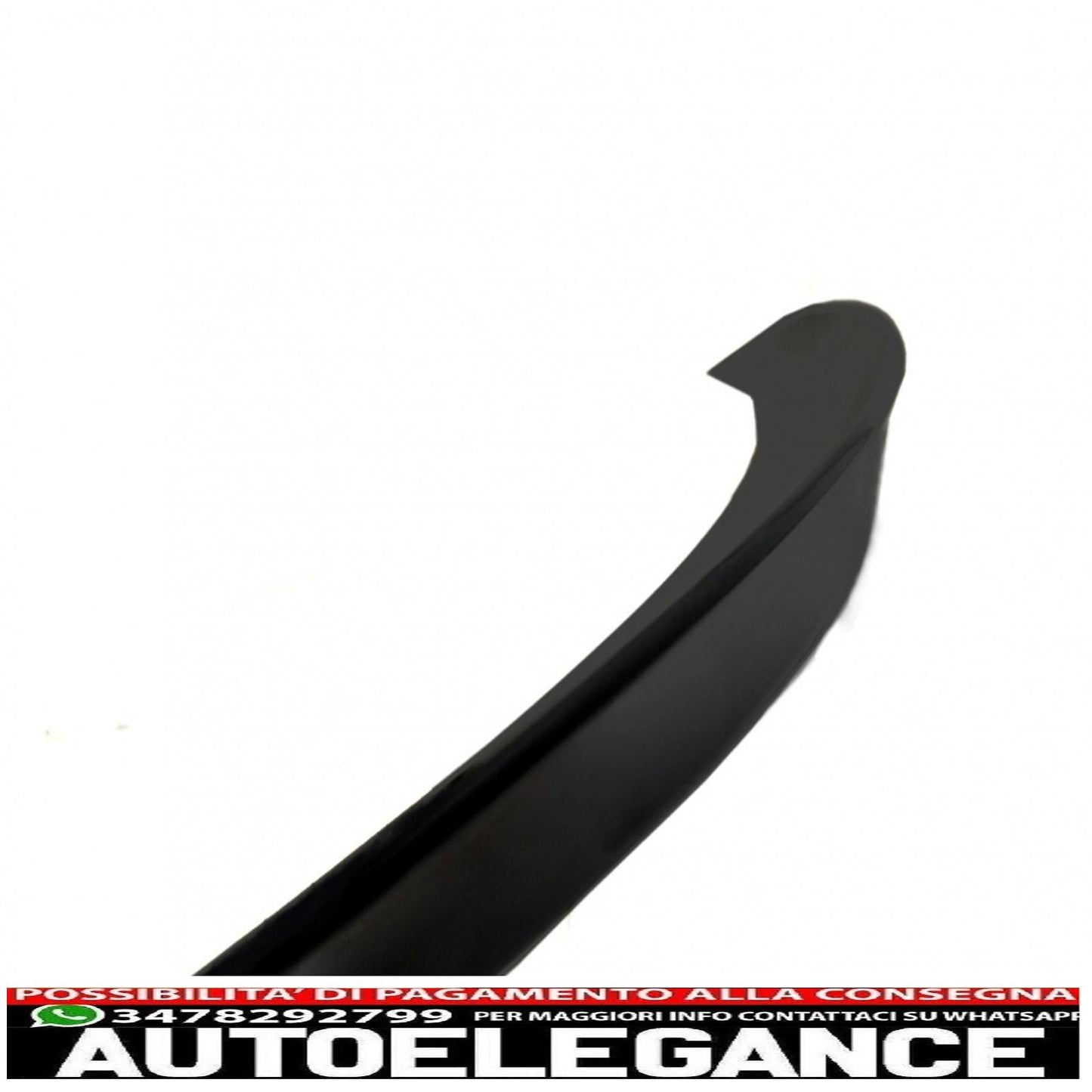 Boot Spoiler Suitable for Mercedes C-Class Coupe C205 (2014-up) Matt Black 