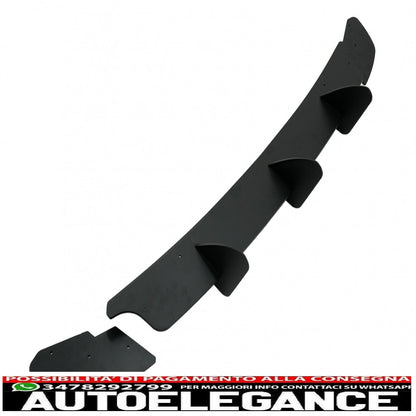 estensione paraurti posteriore per diffusore e splitter laterali posteriori adatta per vw golf vi 6 gti (2008-2013) nero