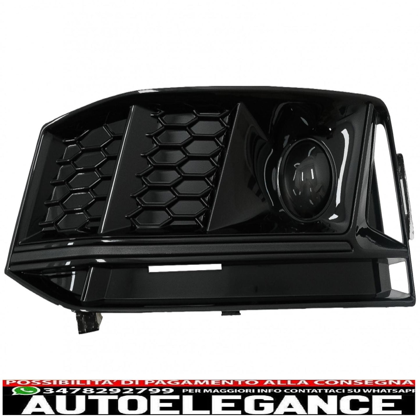 lower grill bumper covers ACC side grills suitable for audi a4 b9 s-line sedan avant (2016-2018) rs4 design black edition