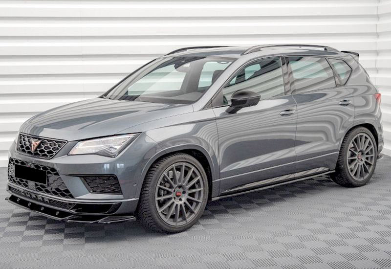 UNDER SKIRTS SUITABLE FOR CUPRA ATECA MK1 2018-2021 GLOSS BLACK BLACK DESIGN